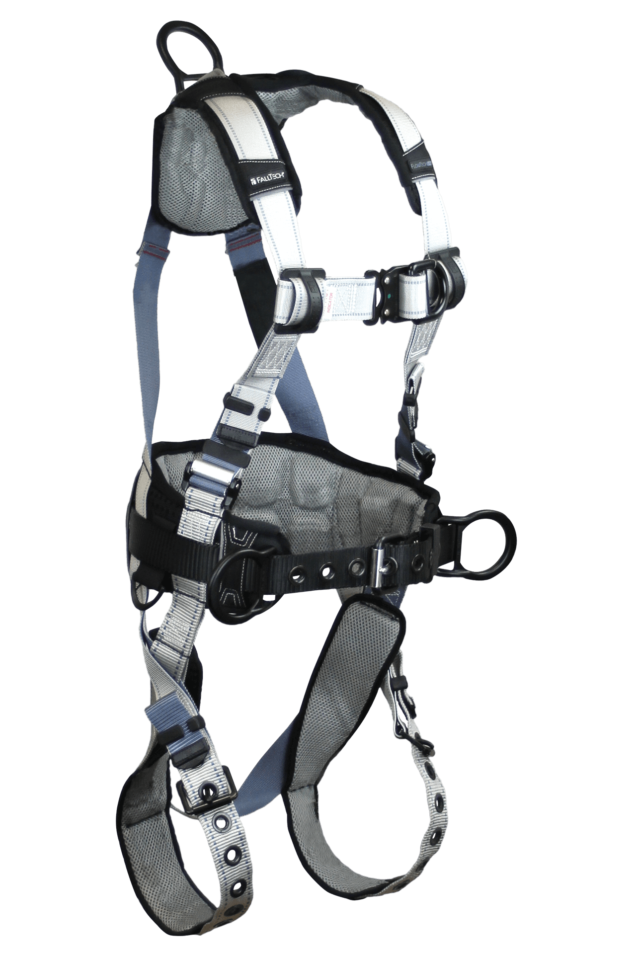 FallTech FlowTech LTE 4D Construction Climbing Harness Tongue Buckle Leg Adjustment - Large - 7088BFDL