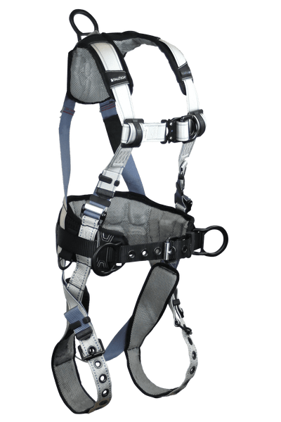 FallTech FlowTech LTE 4D Construction Climbing Harness Tongue Buckle Leg Adjustment - 7088BFD