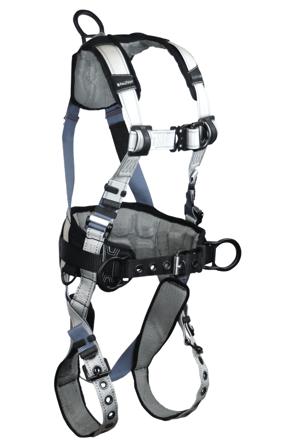 FallTech FlowTech LTE 4D Construction Climbing Harness Tongue Buckle Leg Adjustment - 7088BFD