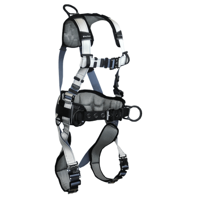 FallTech FlowTech LTE 3D Construction Belted Harness Locking Quick Connect Adjustment - Small - 7089BQS