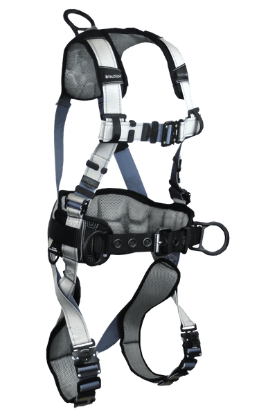 FallTech FlowTech LTE 3D Construction Belted Harness Locking Quick Connect Adjustment - 7089BQ