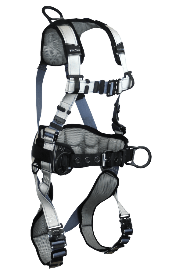 FallTech FlowTech LTE 3D Construction Belted Harness Locking Quick Connect Adjustment - 7089BQ