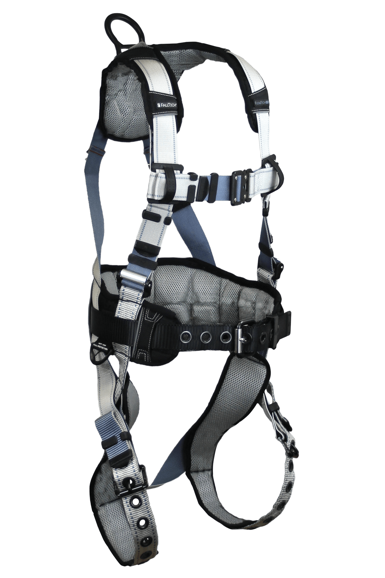 FallTech FlowTech LTE 1D Construction Belted Harness Tongue Buckle Leg Adjustment - 2X - 7099B2X