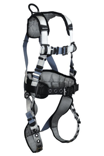 FallTech FlowTech LTE 1D Construction Belted Harness Tongue Buckle Leg Adjustment - 2X - 7099B2X