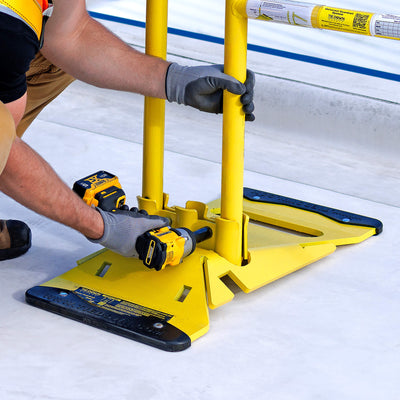 Tie Down Universal Compression Clamp (UCC) Guardrail Base, Yellow - 71091