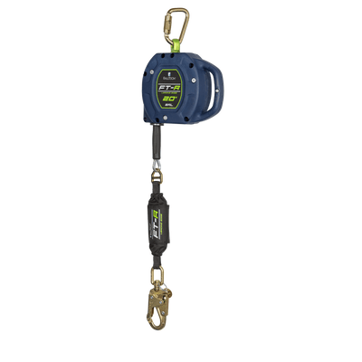 FallTech FT-R 20' Class 2 Leading Edge SRL with Galvanized Steel Cable - 721520LEC