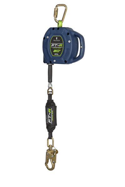 FallTech FT-R 20' Class 2 Leading Edge SRL with Galvanized Steel Cable - 721520LEC