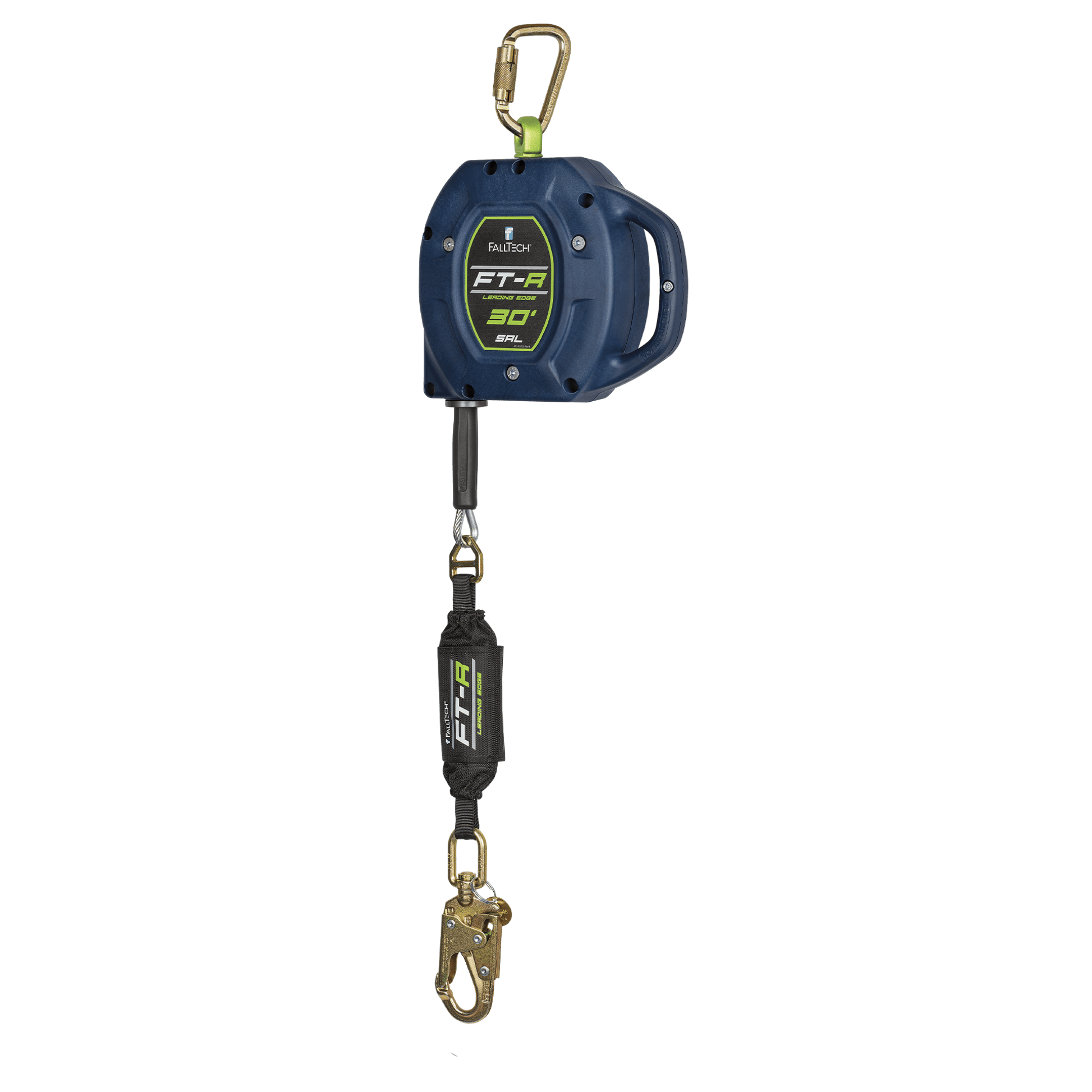 FallTech FT-R 30' Class 2 Leading Edge SRL with Galvanized Steel Cable - 721530LEC