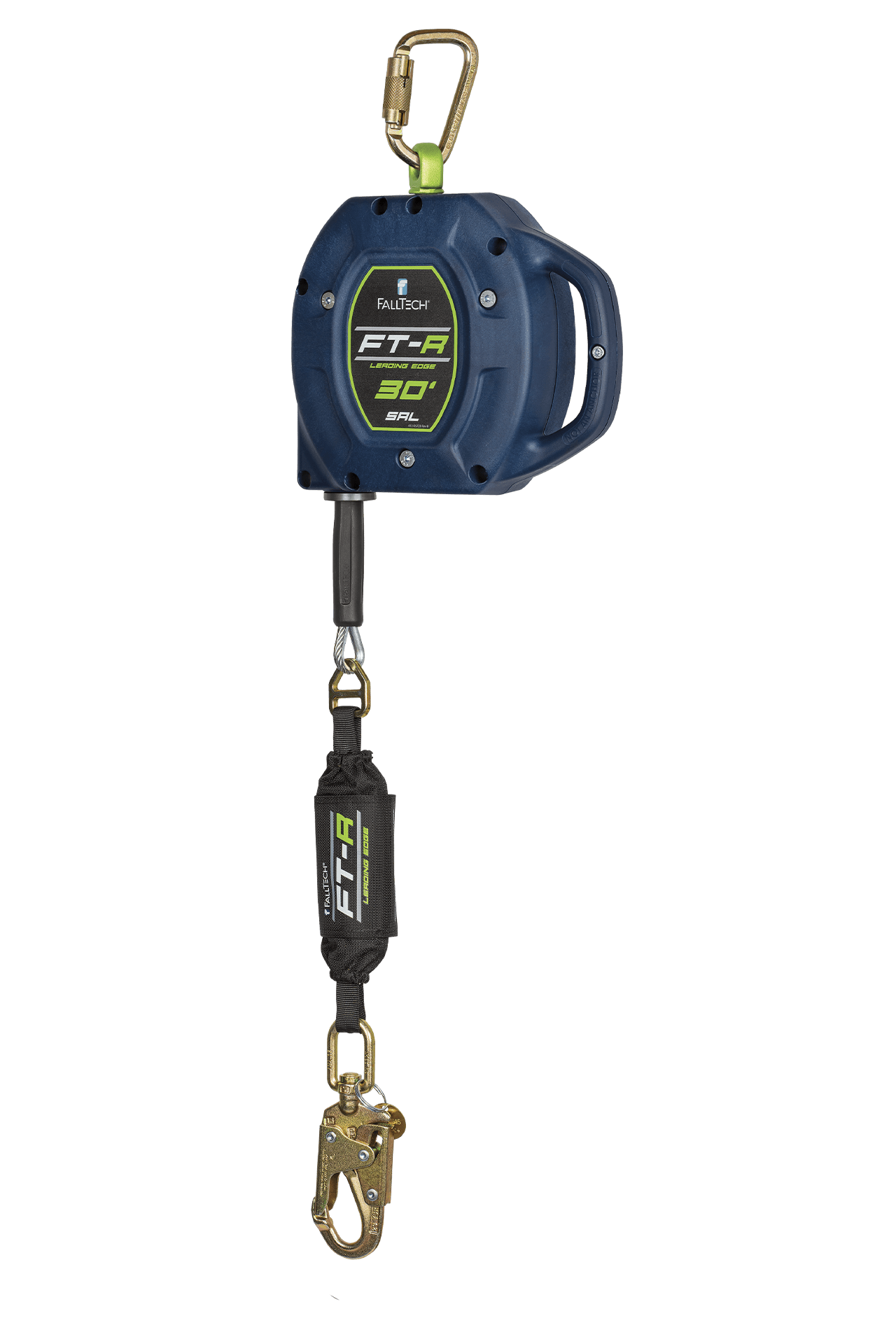 FallTech FT-R 30' Class 2 Leading Edge SRL with Galvanized Steel Cable - 721530LEC