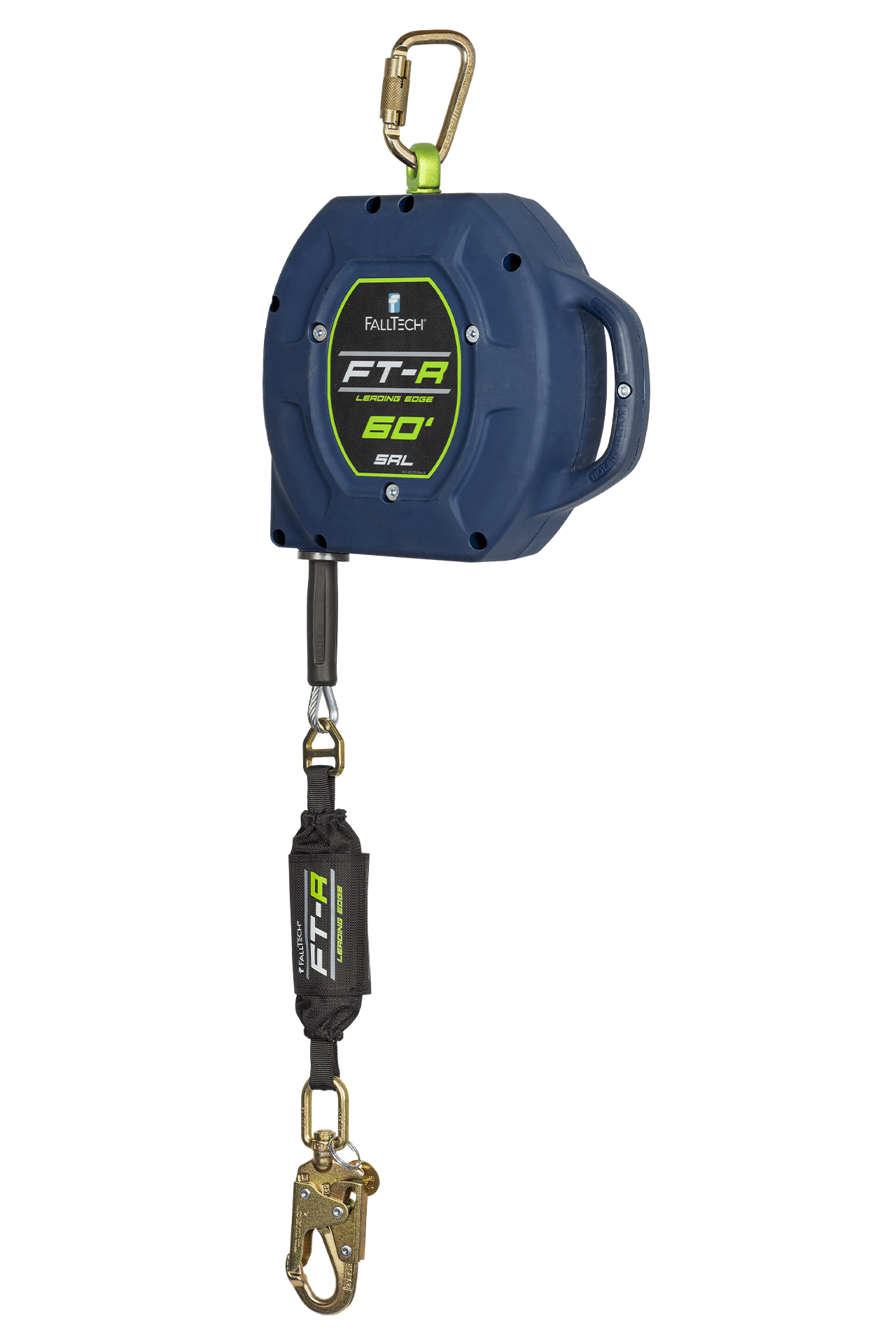 FallTech FT-R 60' Class 2 Leading Edge SRL with Galvanized Steel Cable - 721560LEC