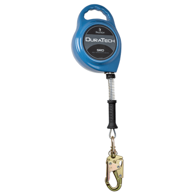 FallTech DuraTech SRL with 15' Galvanized Cable and Side-payout Aluminum Housing - 7226C