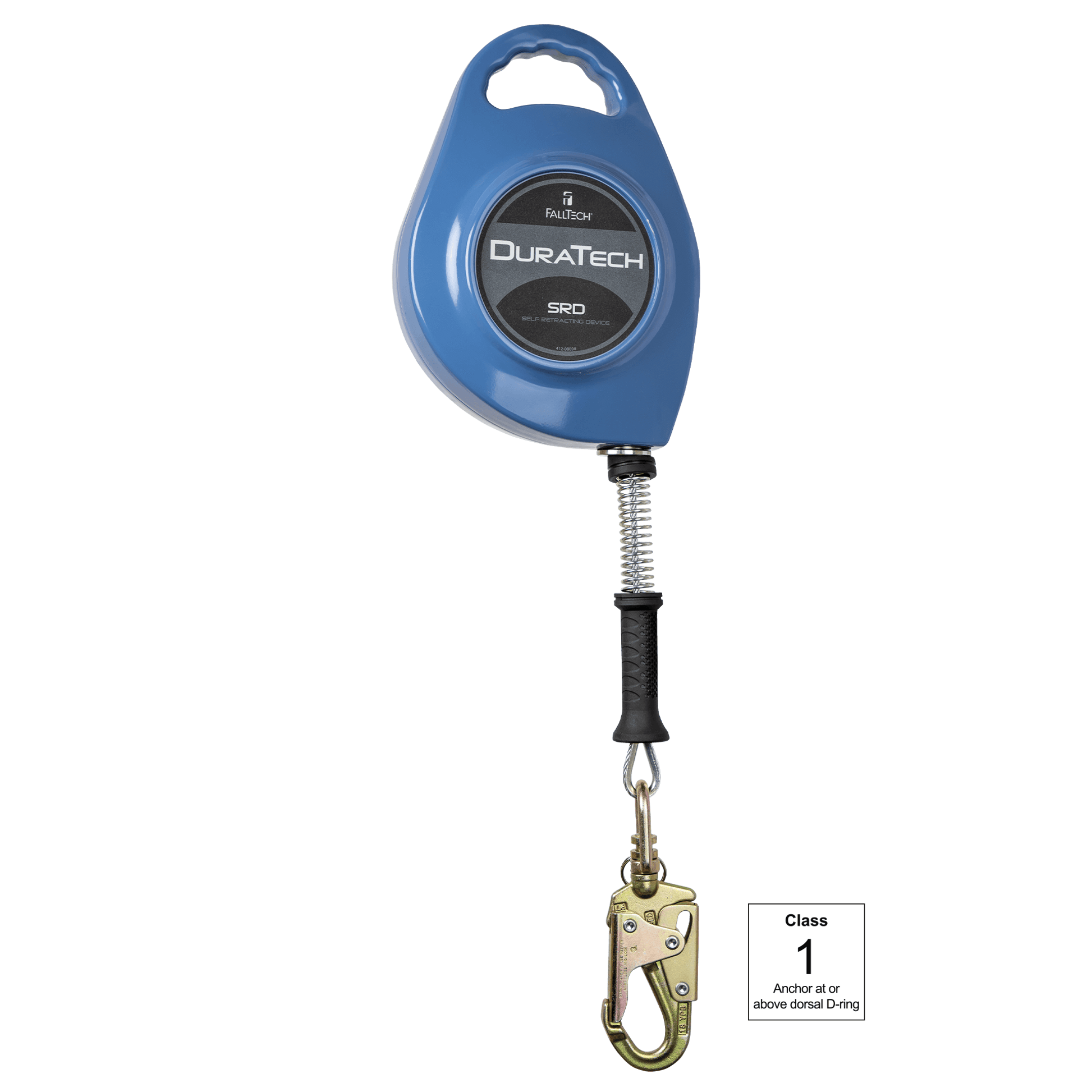 FallTech DuraTech SRL with 25' Galvanized Cable and Side-payout Aluminum Housing - 7229C