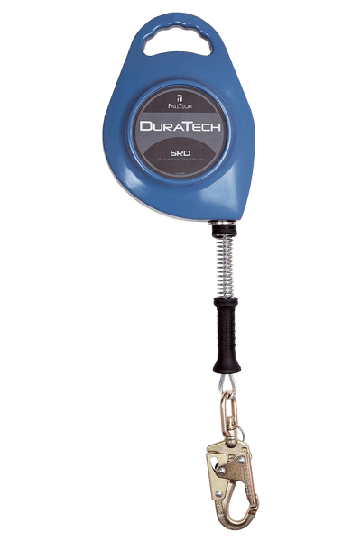FallTech DuraTech SRL with 30' Galvanized Cable and Side-payout Aluminum Housing - 7232C
