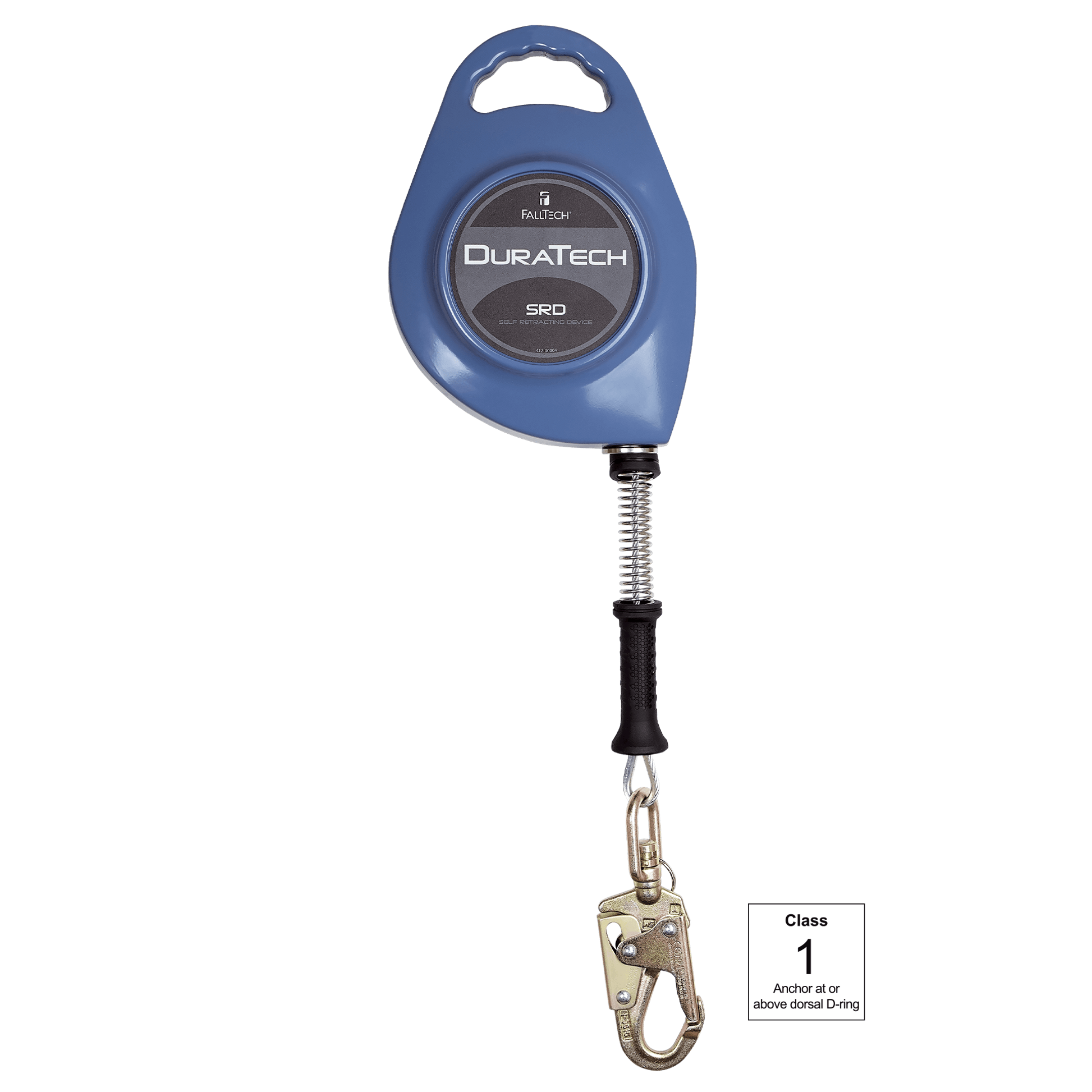 FallTech DuraTech SRL with 30' Galvanized Cable and Side-payout Aluminum Housing - 7232C