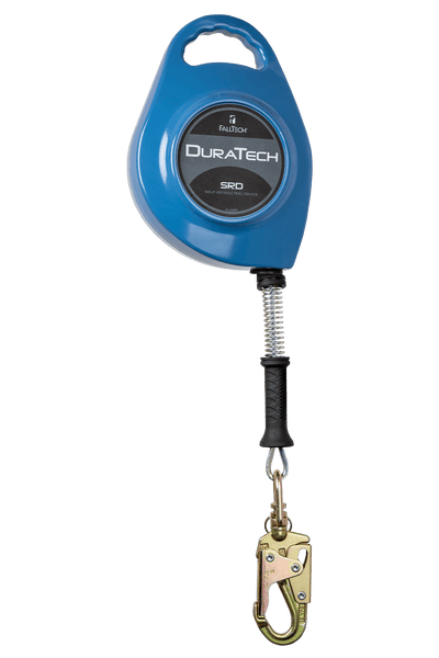FallTech DuraTech SRL with 30' Stainless Steel Cable and Side-payout Aluminum Housing - 7232CS