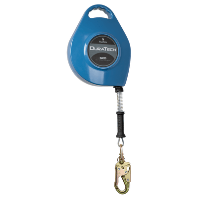 FallTech DuraTech SRL with 60' Stainless Steel Cable and Side-payout Aluminum Housing - 7265CS