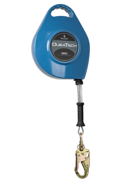 FallTech DuraTech SRL with 50' Stainless Steel Cable and Side-payout Aluminum Housing - 7268CS