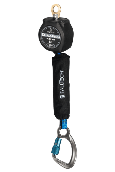 FallTech 6' Mini Personal SRL with Aluminum Carabiner - 72706SA6