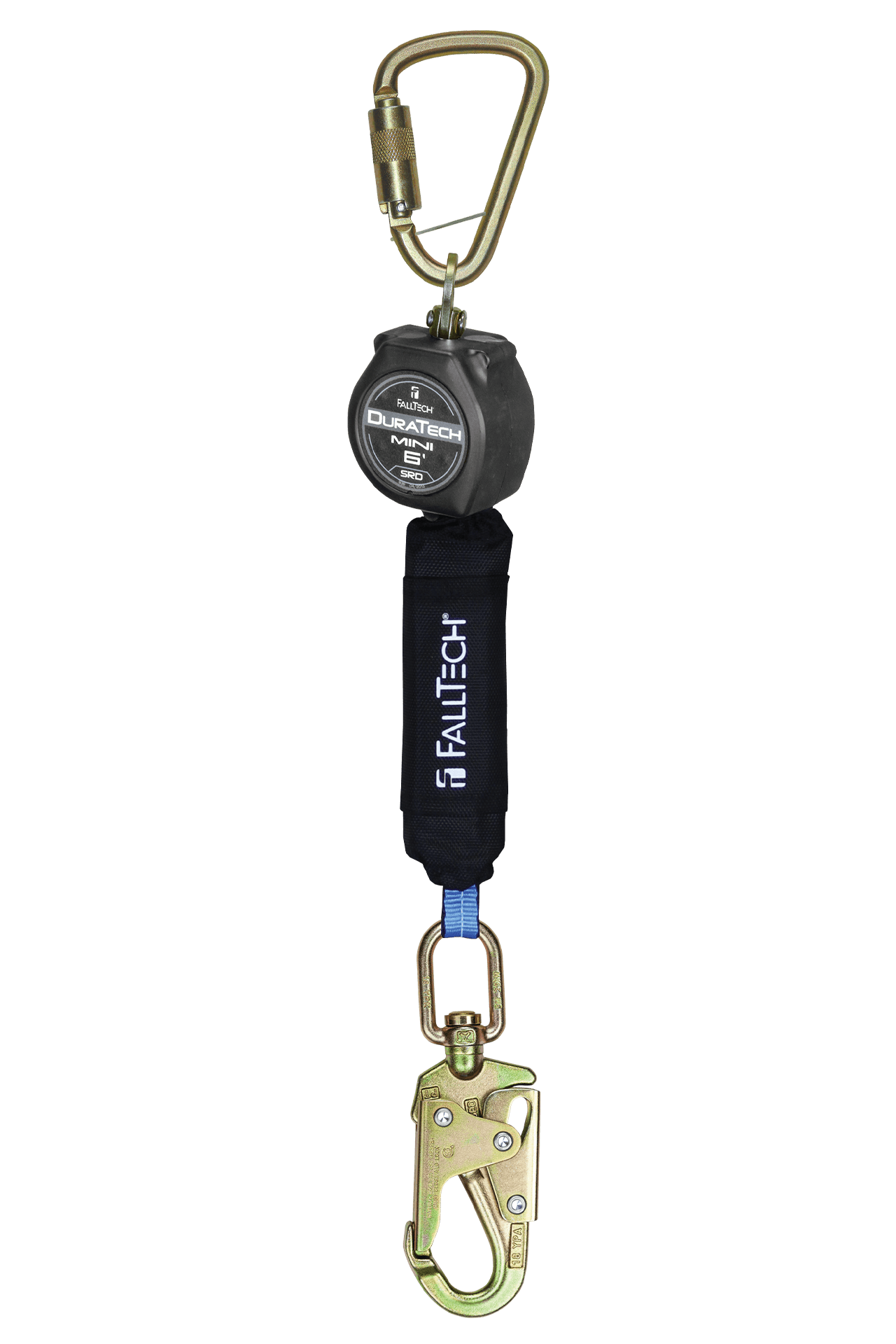 FallTech 6' Mini Personal SRL with Steel Swivel Snap Hook - 72706SB2