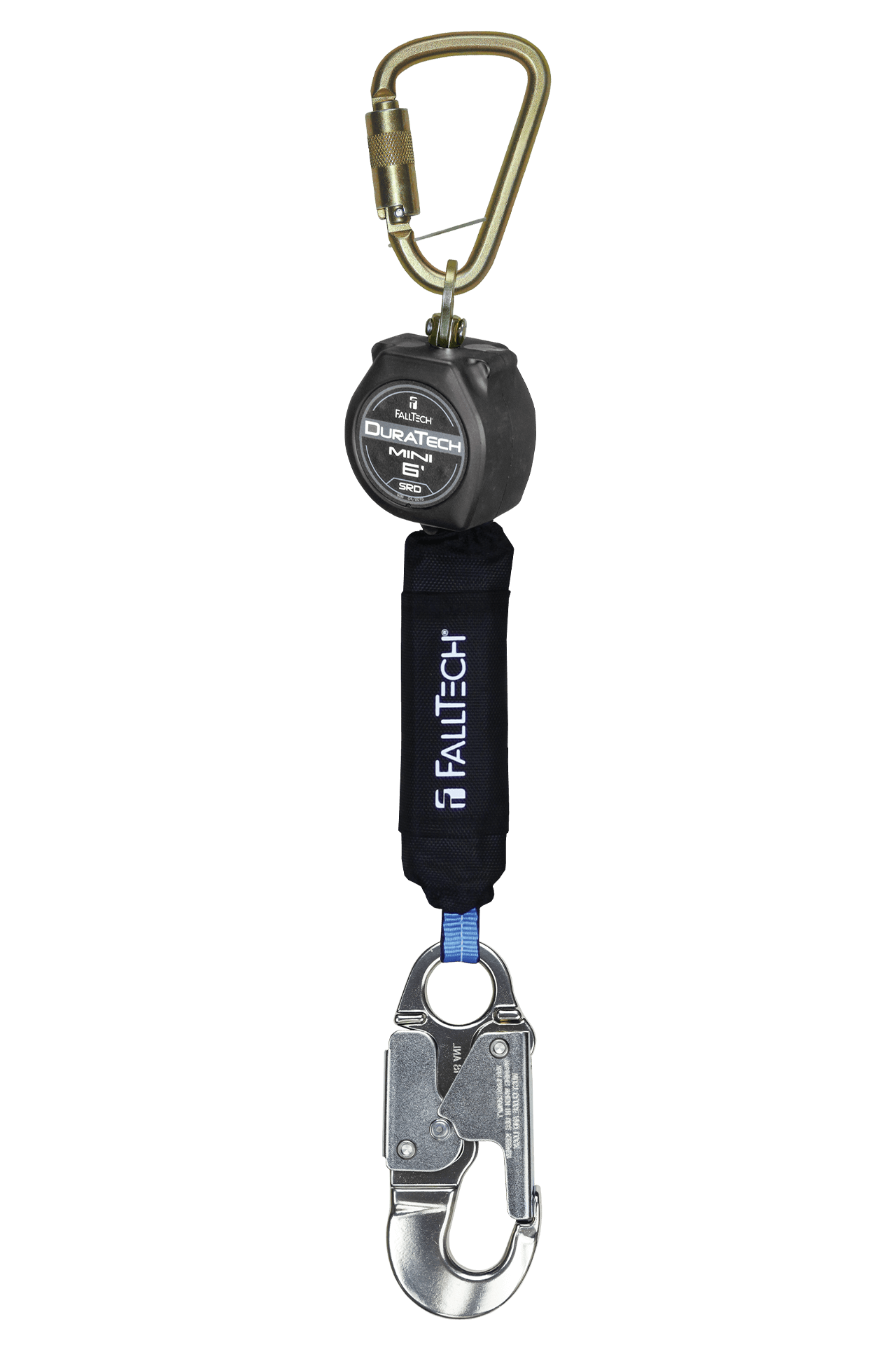 FallTech 6' Mini Personal SRL with Aluminum Snap Hook Includes Steel Dorsal Connecting Carabiner - 72706SB4