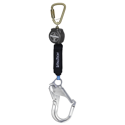 FallTech 6' Mini Personal SRL with Aluminum Rebar Hook Includes Steel Dorsal Connecting Carabiner - 72706SB5