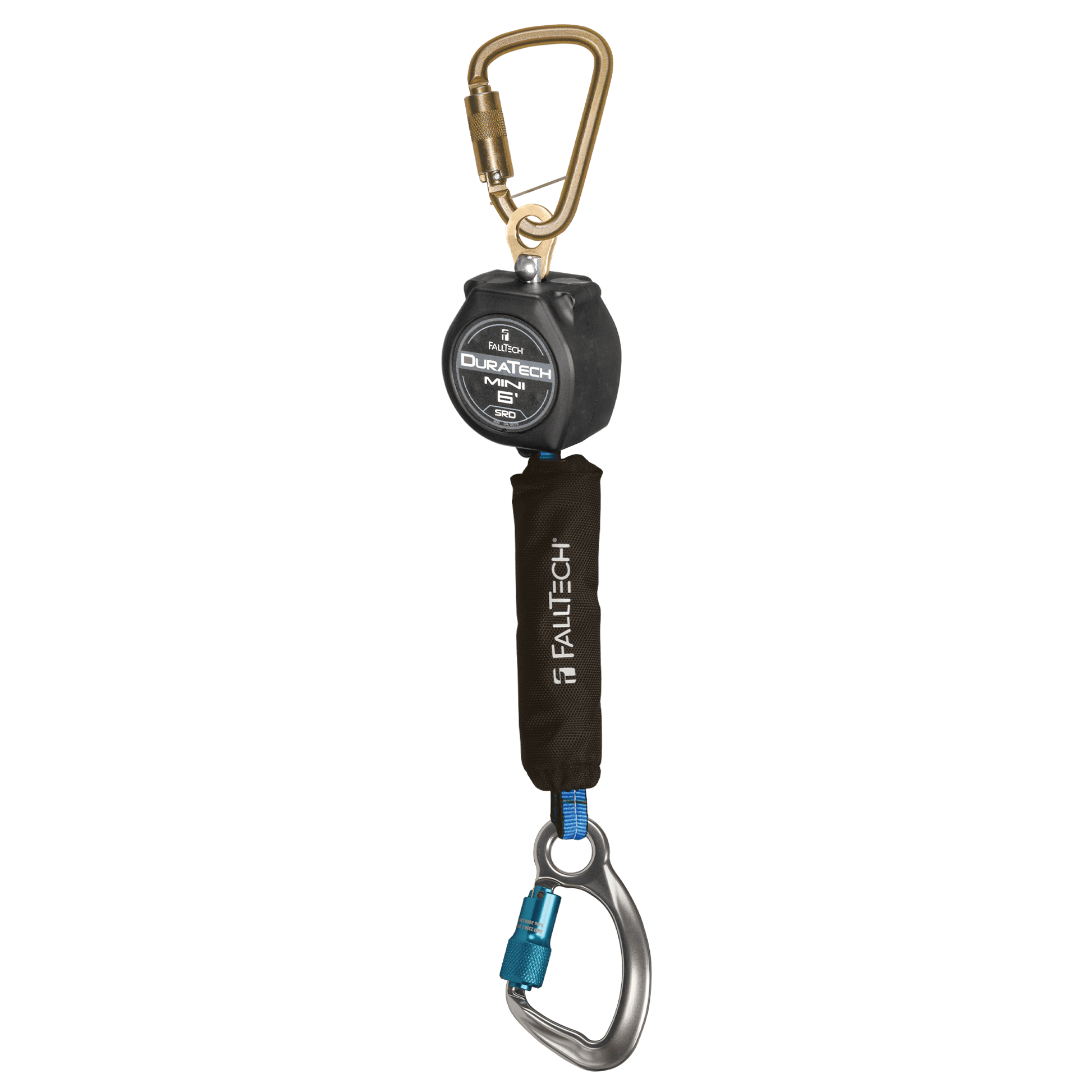 FallTech 6' Mini Personal SRL with Aluminum Carabiner Includes Steel Dorsal Connecting Carabiner - 72706SB6