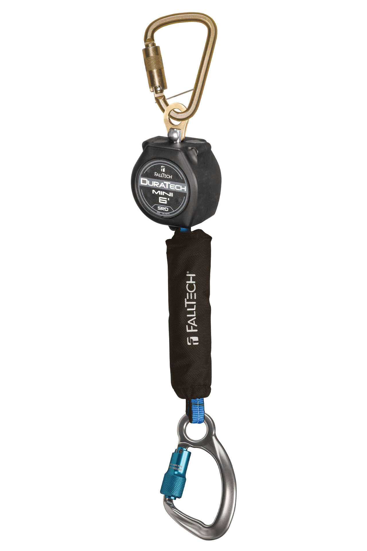 FallTech 6' Mini Personal SRL with Aluminum Carabiner Includes Steel Dorsal Connecting Carabiner - 72706SB6