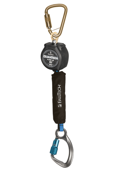 FallTech 6' Mini Personal SRL with Aluminum Carabiner Includes Steel Dorsal Connecting Carabiner - 72706SB6