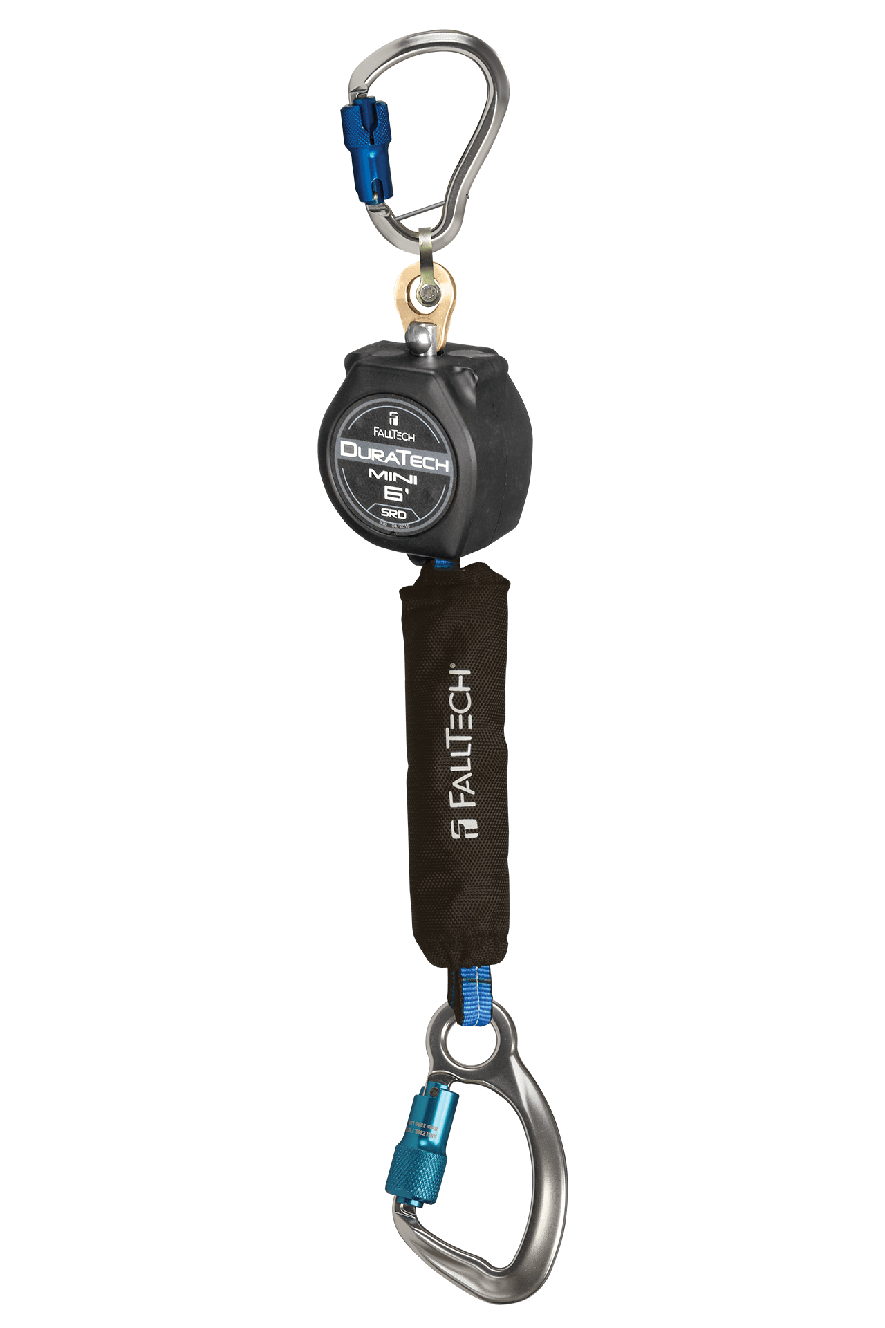 FallTech 6' Mini Personal SRL with Aluminum Carabiner Includes Aluminum Dorsal Connecting Carabiner - 72706SG6