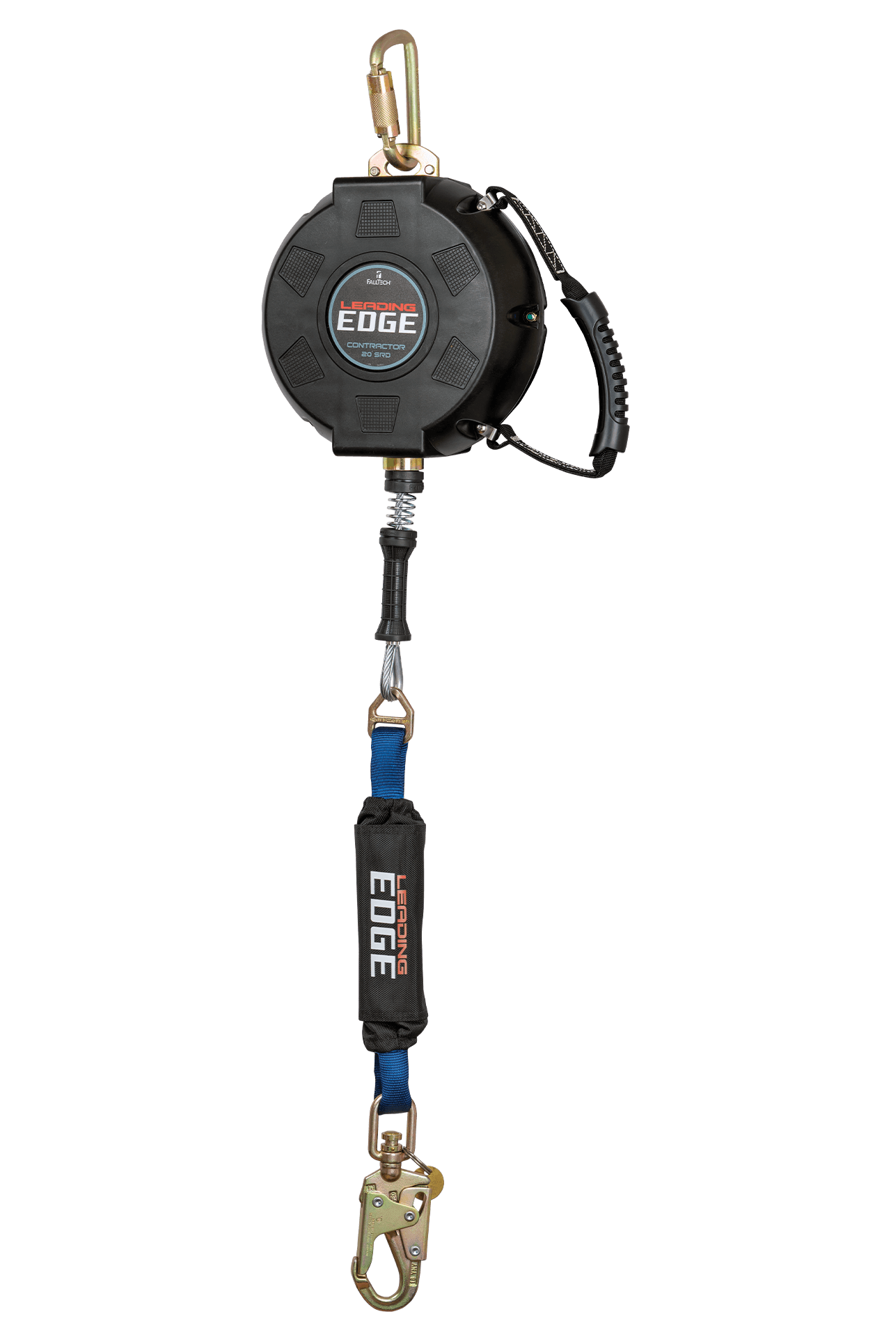 FallTech Contractor Leading Edge SRL with 20' Galvanized Steel Cable and Anchorage Carabiner - 727620LE