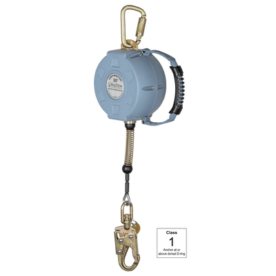 FallTech Contractor SRL with 30' Galvanized Cable and Anchorage Carabiner - 727630C