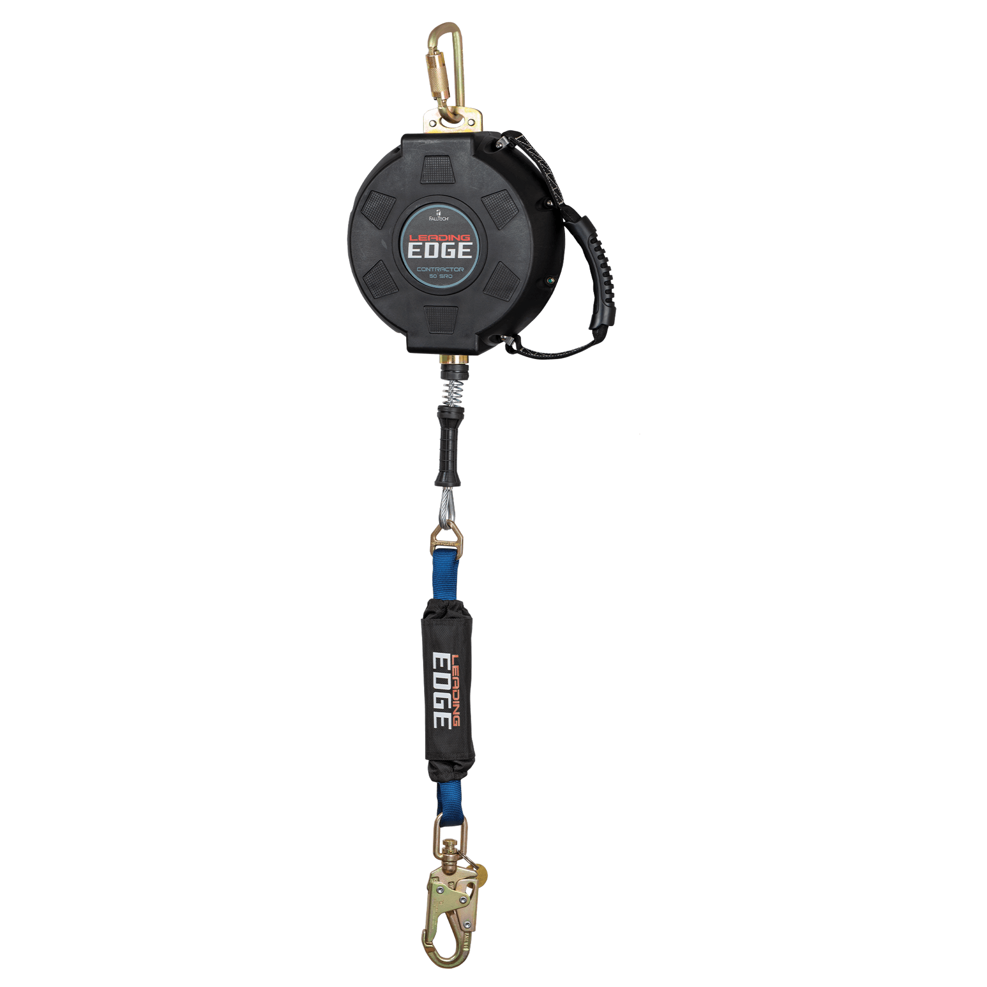 FallTech Contractor Leading Edge SRL with 50' Galvanized Steel Cable and Anchorage Carabiner - 727650LE