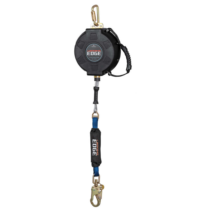 FallTech Contractor Leading Edge SRL with 50' Galvanized Steel Cable and Anchorage Carabiner - 727650LE