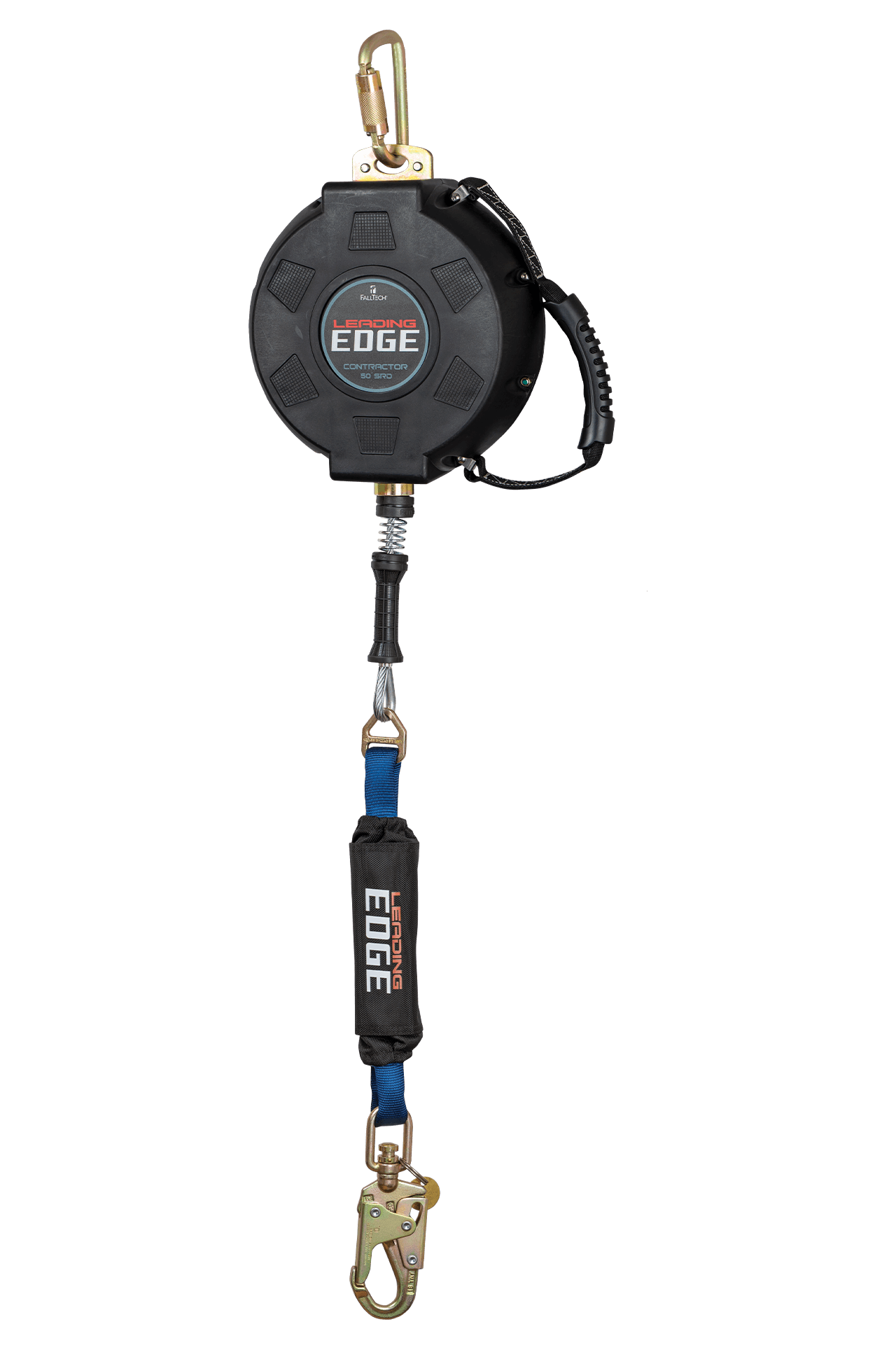 FallTech Contractor Leading Edge SRL with 50' Galvanized Steel Cable and Anchorage Carabiner - 727650LE