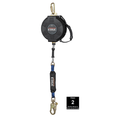 FallTech Contractor Leading Edge SRL with 50' Galvanized Steel Cable and Anchorage Carabiner - 727650LE