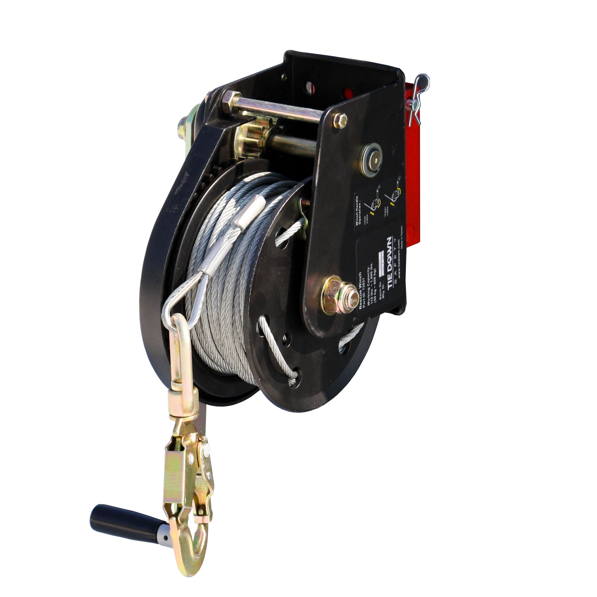 Tie Down PX3 Rescue Winch System with 100 ft. Galvanized Lifeline - 72819
