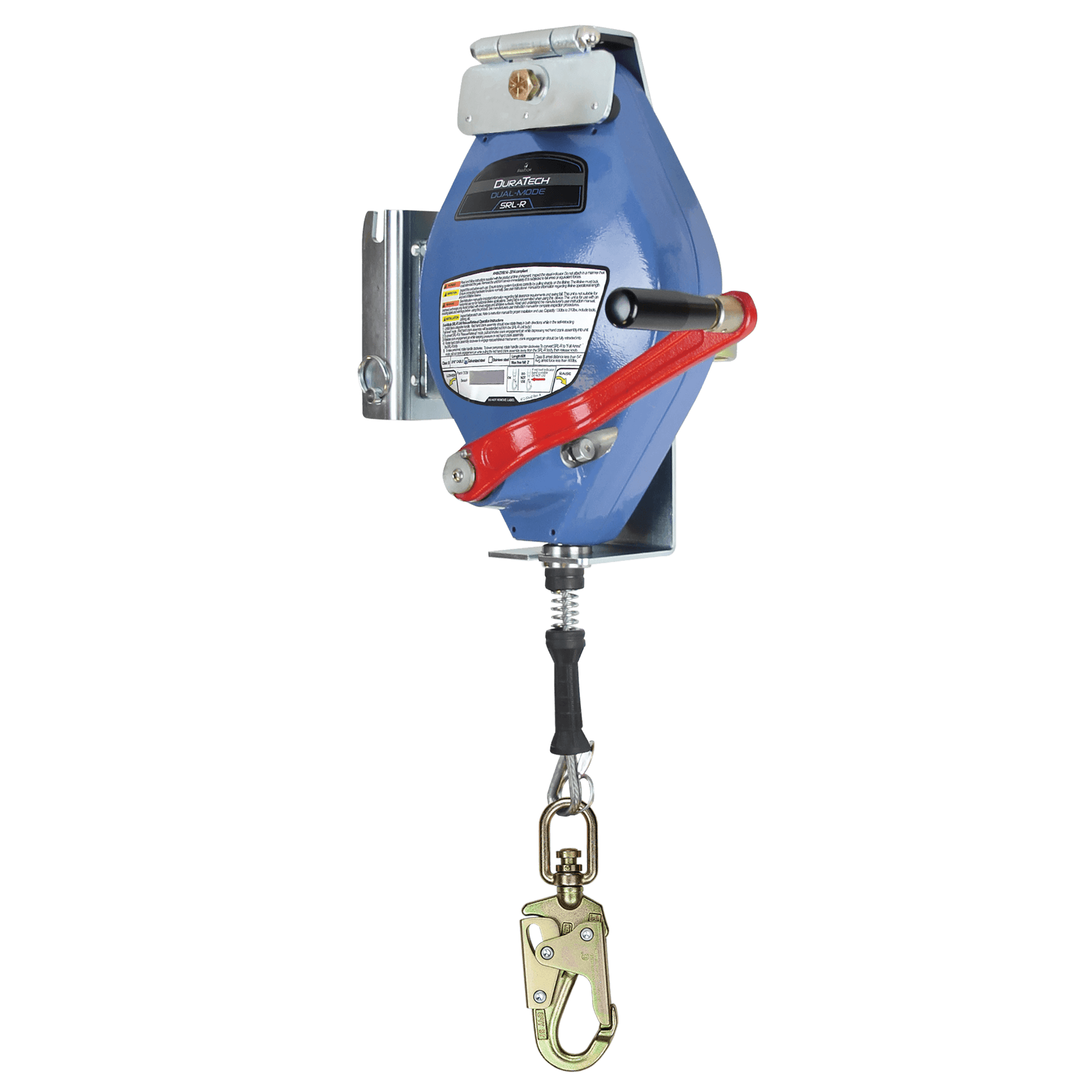 FallTech DuraTech 60' 3-way SRL-R with Stainless Steel Cable for Davits - 7281DS