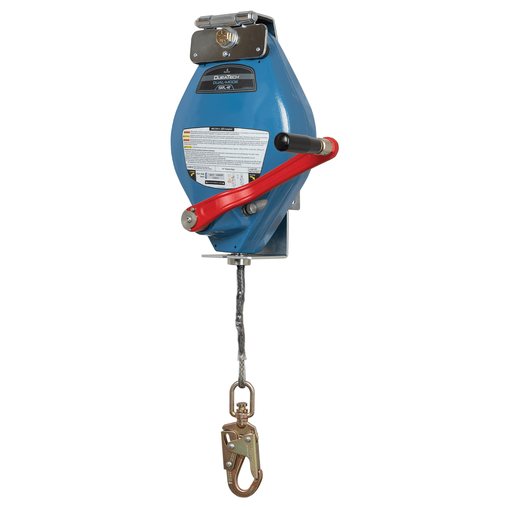 FallTech DuraTech 45' 3-way SRL-R with Technora Rope for Tripods - 7281TT