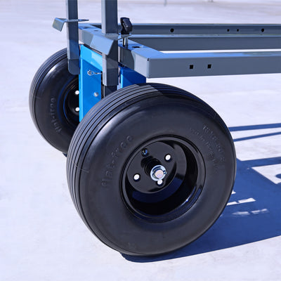 Tie Down Standard Materials Cart, 2,000 lb Capacity, Grey/Blue - 72827