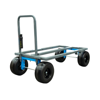 Tie Down Standard Materials Cart, 2,000 lb Capacity, Grey/Blue - 72827