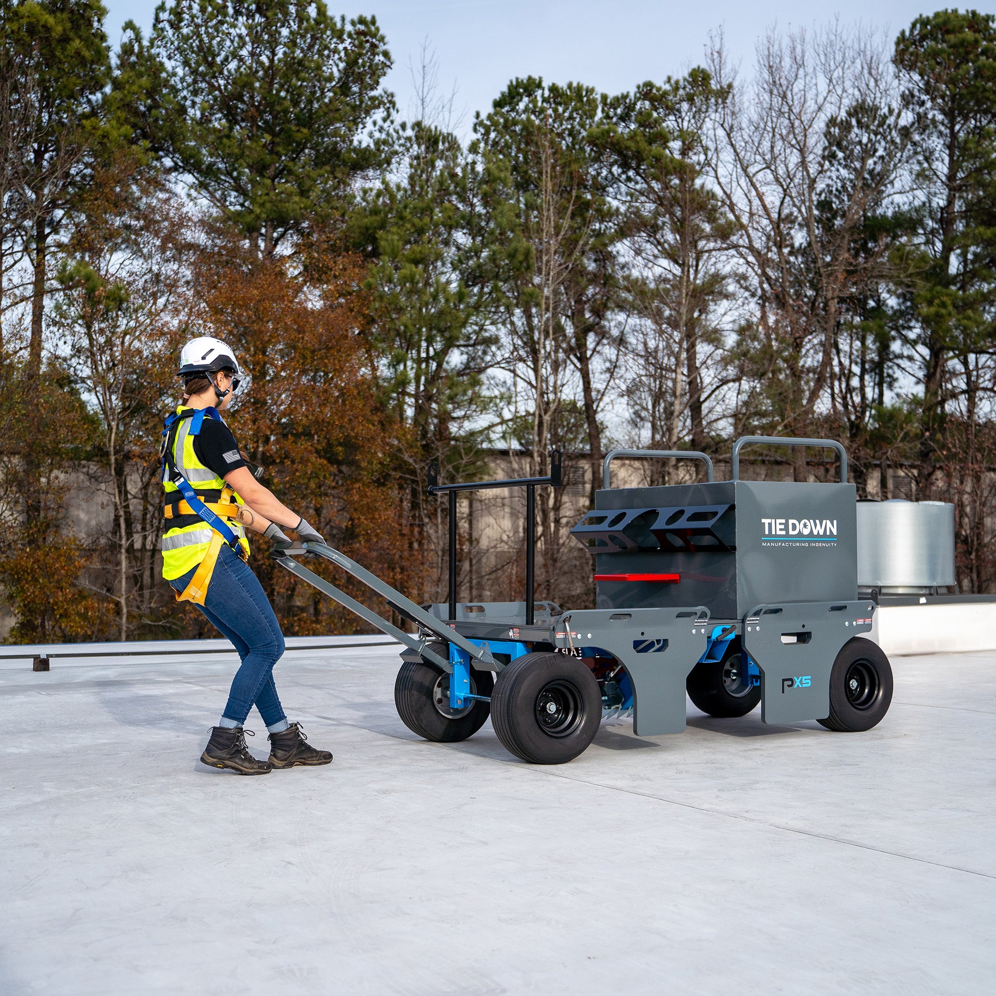 Tie Down PX5 Sentinel Penetrating Mobile Fall Protection System, 7 Workers - 72833