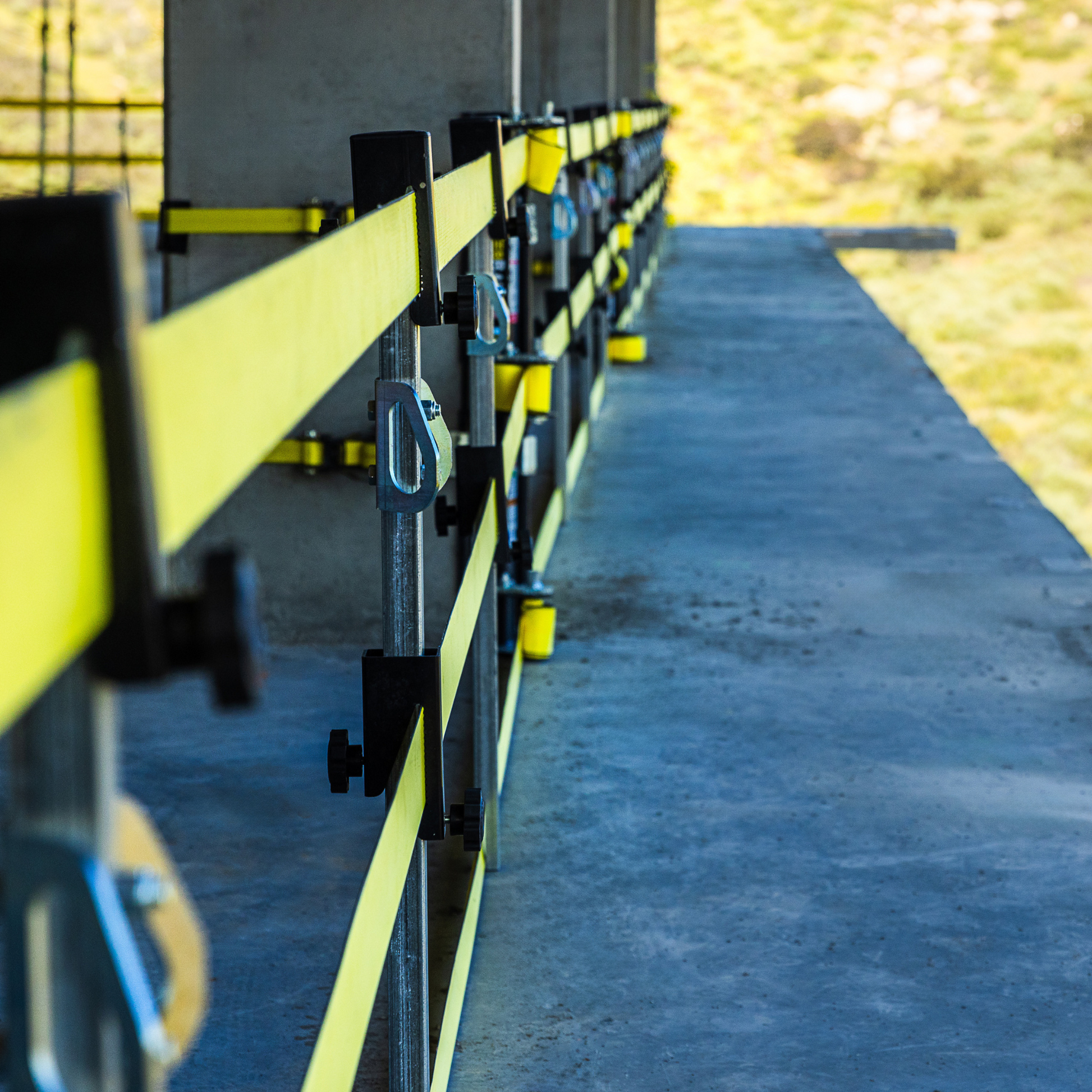 Tie Down WebRail 30 ft Kit, Portable Fall Arrest and Tensioned Guardrail System - 72893