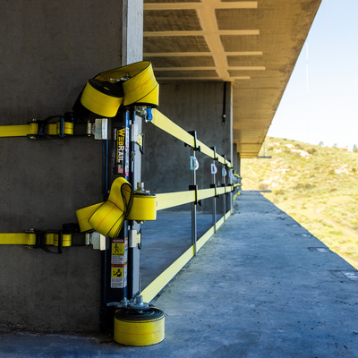 Tie Down WebRail 30 ft Kit, Portable Fall Arrest and Tensioned Guardrail System - 72893
