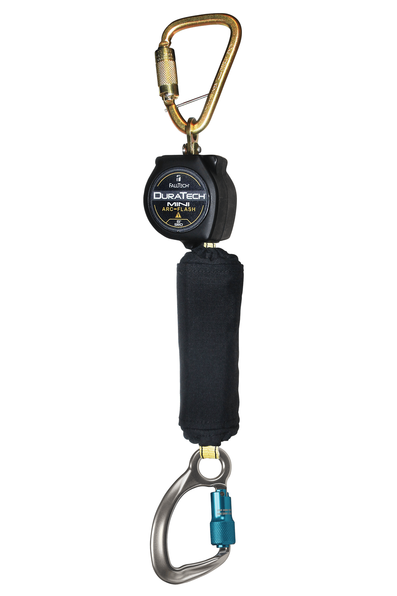 FallTech 6' Arc Flash Mini Personal SRL with Aluminum Carabiner Includes Steel Dorsal Connecting Carabiner - 72906SC6