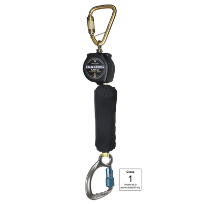 FallTech 6' Arc Flash Mini Personal SRL with Aluminum Carabiner Includes Steel Dorsal Connecting Carabiner - 72906SC6