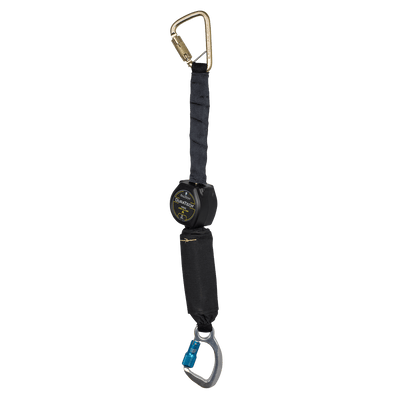 FallTech 6' Arc Flash Mini SRL w/ Aluminum Dorsal Connecting Carabiner and Steel Anchorage Carabiner - 72906SC6L