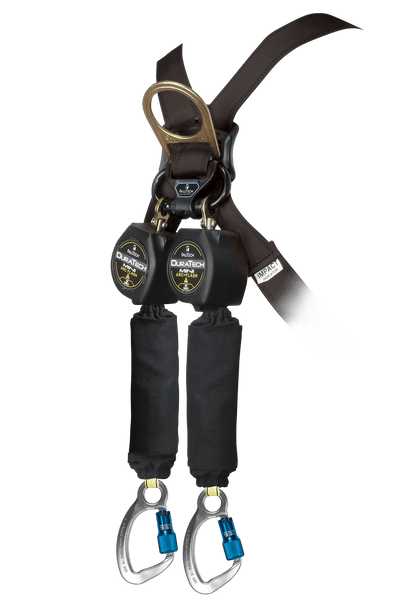 FallTech 6' Arc Flash Mini Personal SRL with Aluminum Carabiners Includes Steel Dorsal Connecting Carabiner - 72906TB6