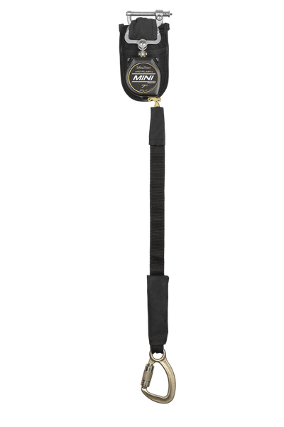 FallTech 7' Arc Flash Mini Pro Class 1 Single Leg SRL-P with Steel 5k Carabiner - 72907SP8