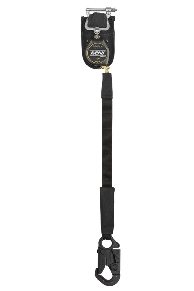 FallTech 7' Arc Flash Mini Pro Class 1 Single Leg SRL-P with 9kV Dielectric Snap Hook - 72907SPD1