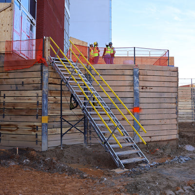 Tie Down Super Steps 30 in. Wide Portable Stair Full Kit, 3 Modules with Pallet - 72918